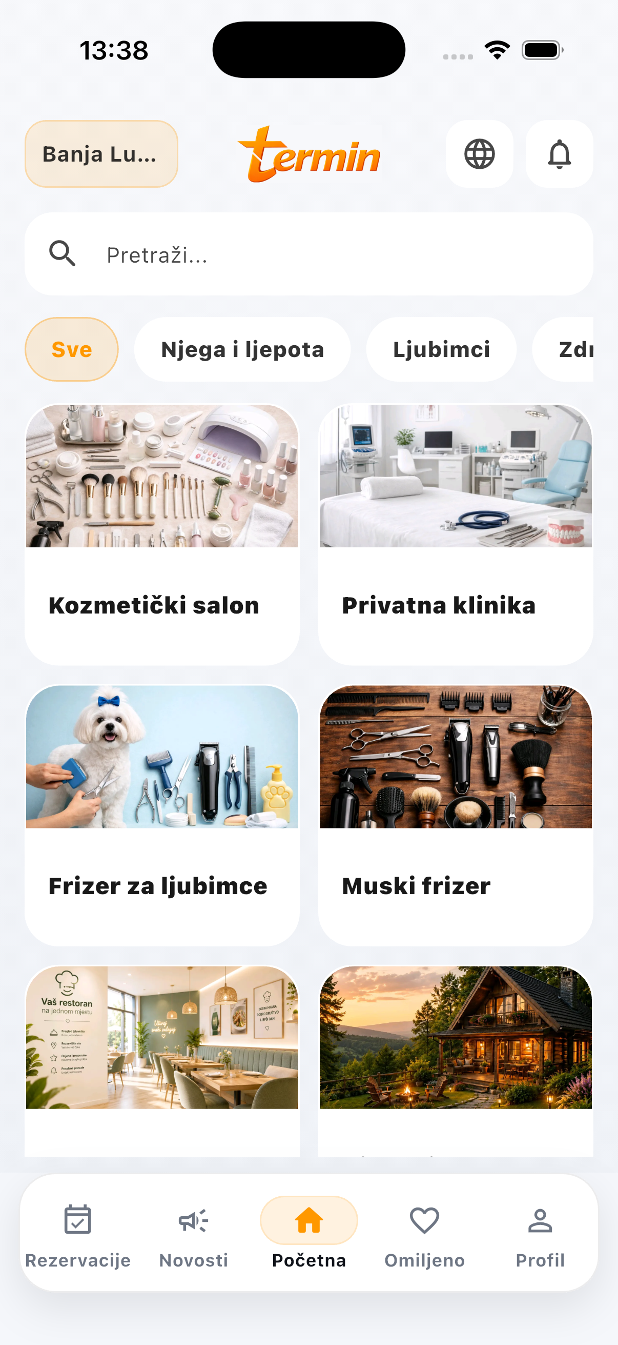 TerminPlus aplikacija za klijente